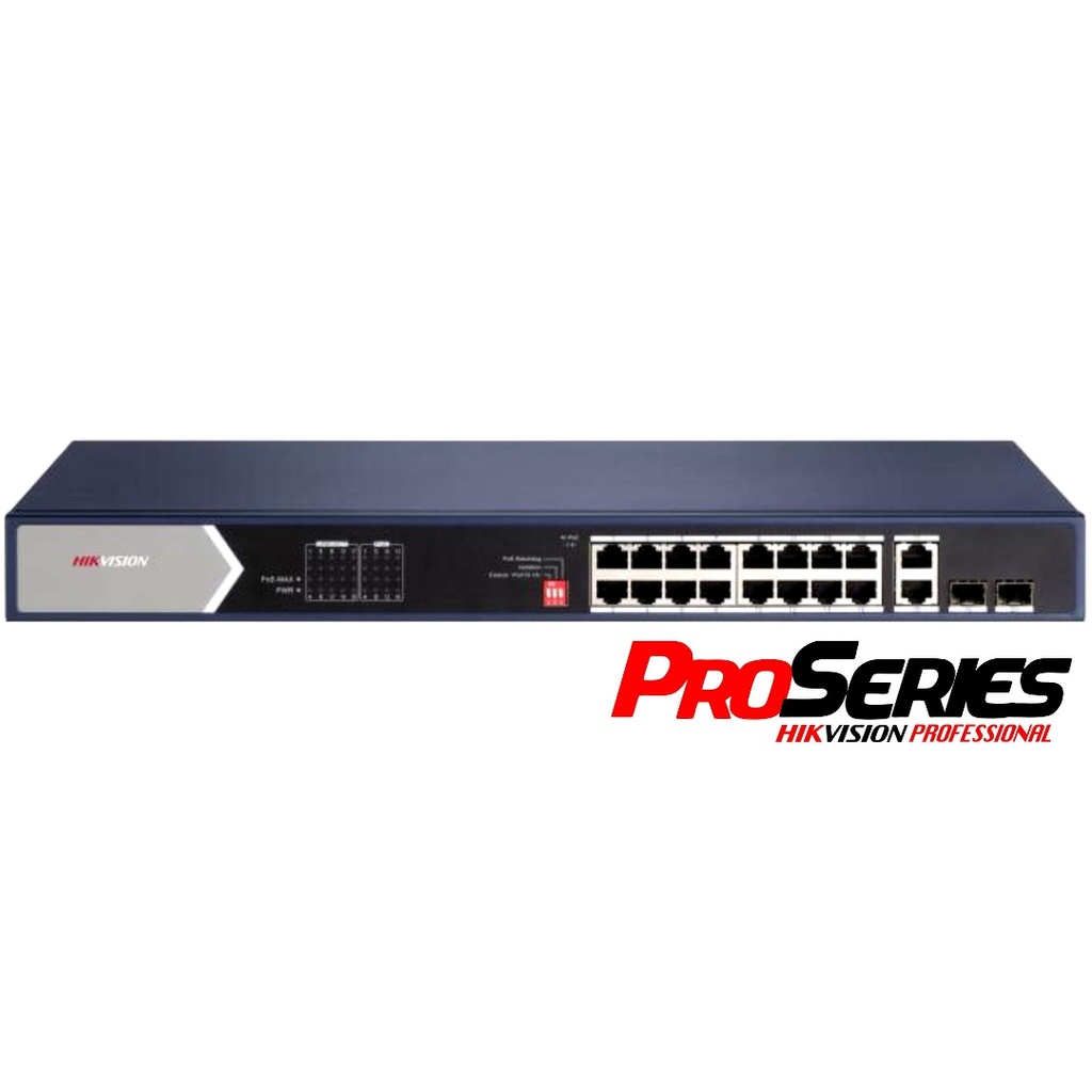 Switch L2 Administrable 16 Puertos Gigabit Hikvision