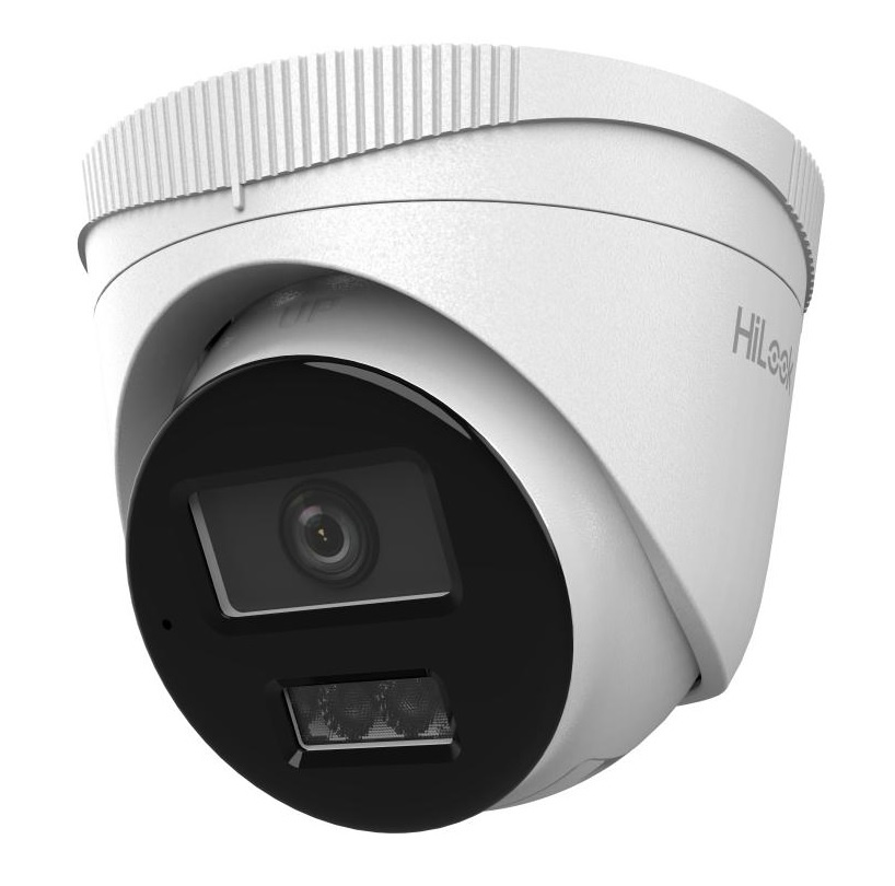 Cámara IP Mini Torreta 4MP Smart Hybrid Light Fixed 2.8mm IP67 HILOOK
