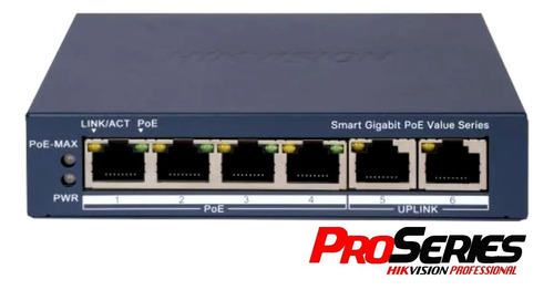 Conmutador Pro 6 Puertos Gigabit