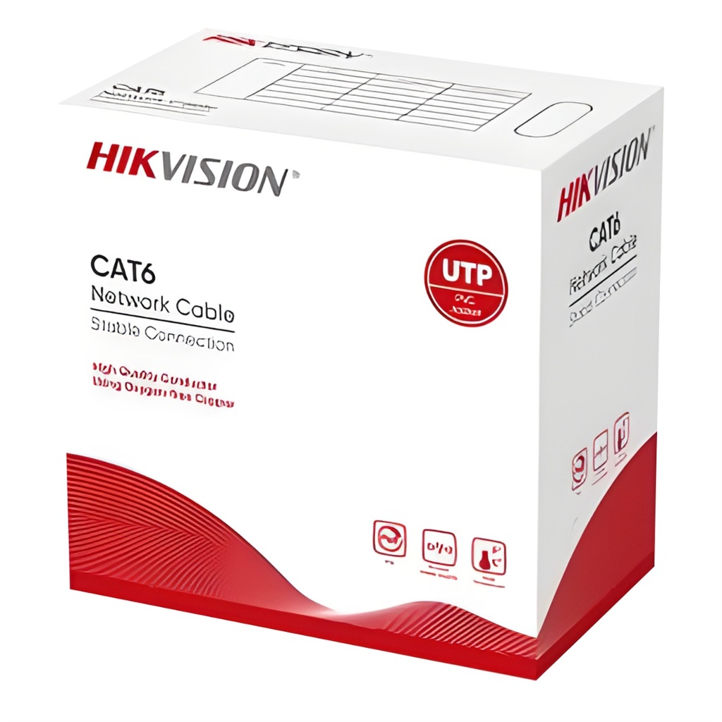 Cable UTP Cat6E 305m Exterior HIKVISION