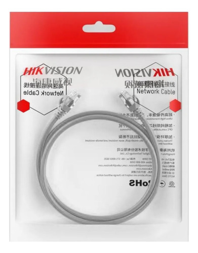 Cable UTP Cat6 50cm Hikvision