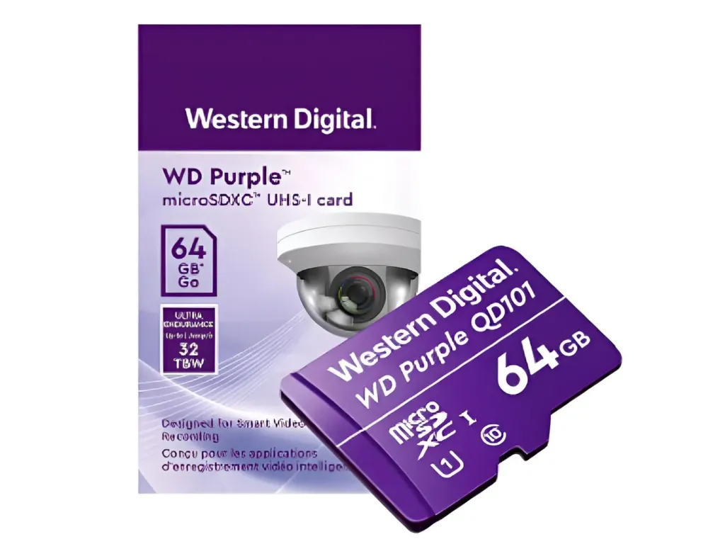 MICRO SD 64GB PURPLE - WD