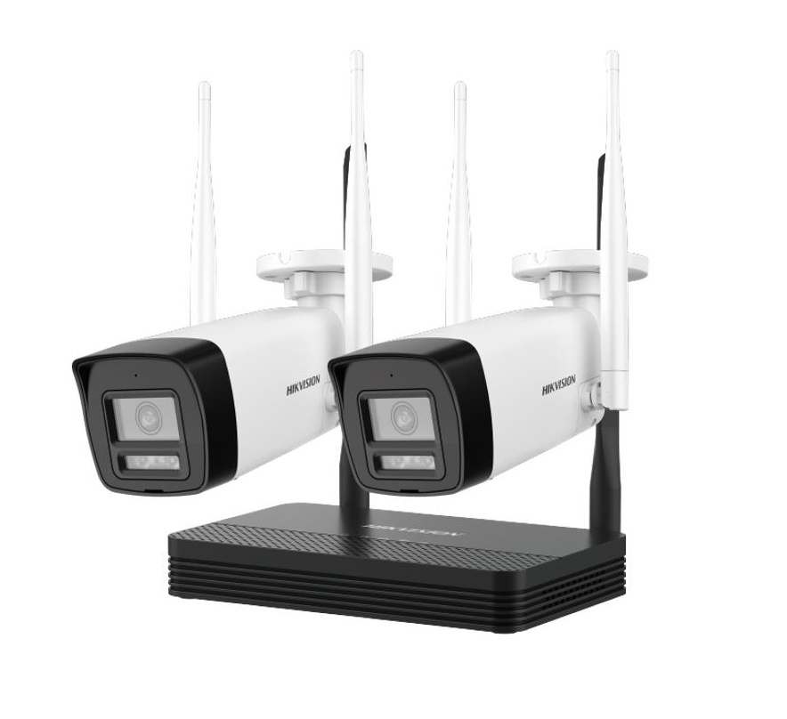 Kit Cámaras IP 2MP Exterior Wi-Fi 6 Nvs 4 Canales Hikvision