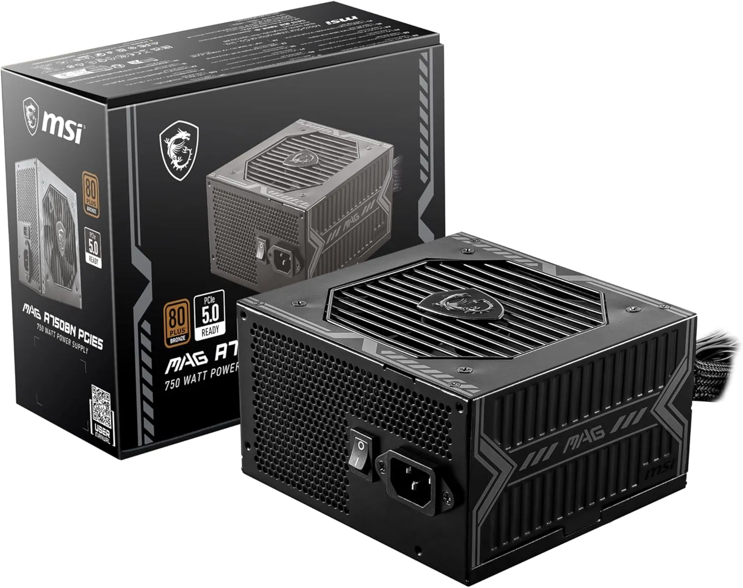 Fuente Atx 750W Modular Msi Mag A750bn