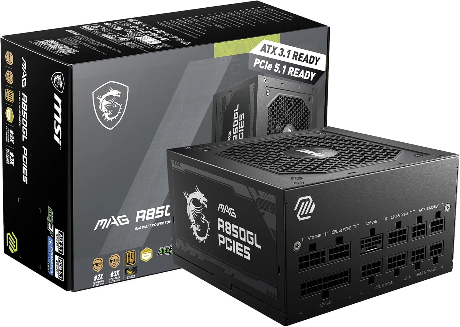 Atx 850W Modular 80+ Gold