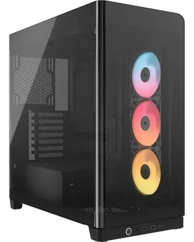 Gabinete Mid-Tower Paneles Vidrio Curvo