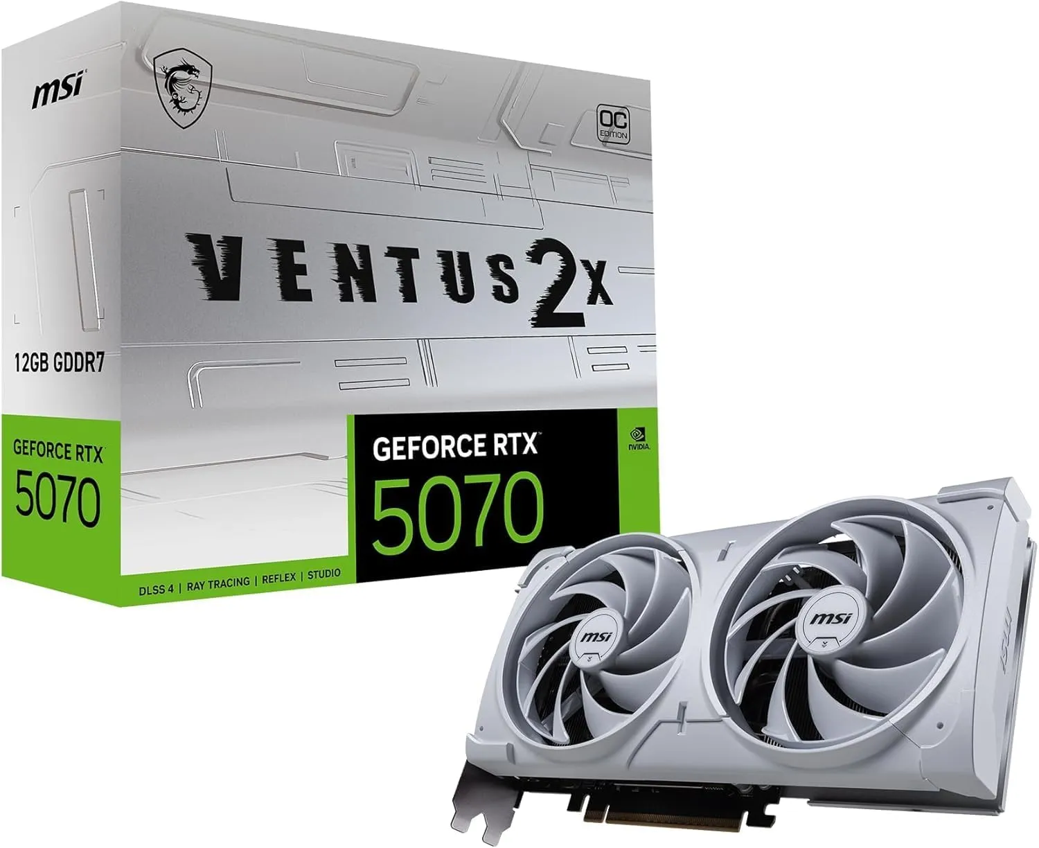 MSI RTX 5070 12G VENTUS 2X OC WHITE