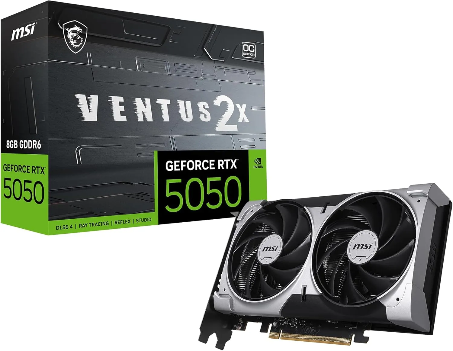 MSI VGA NVIDIA RTX 5050 VENTUS 2X 8G OC