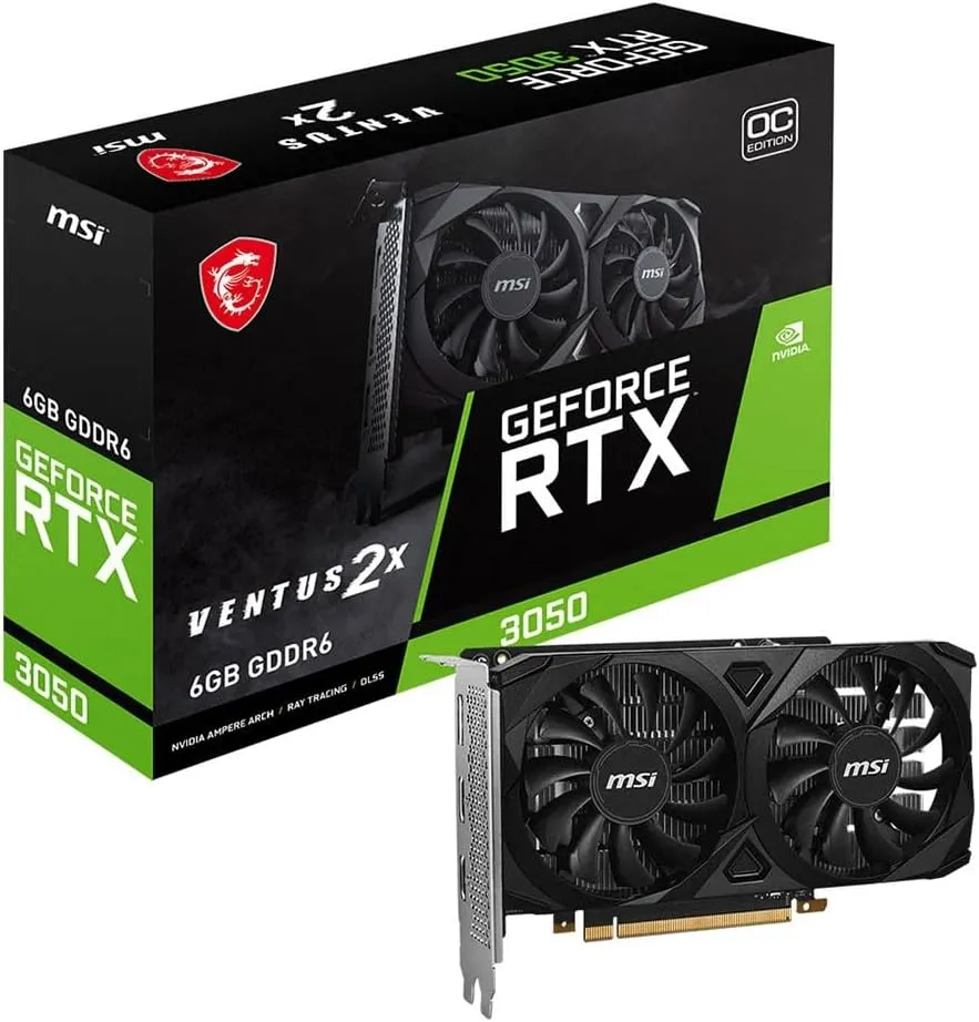 MSI VGA NVIDIA RTX 3050 VENTUS 2X 6G OC