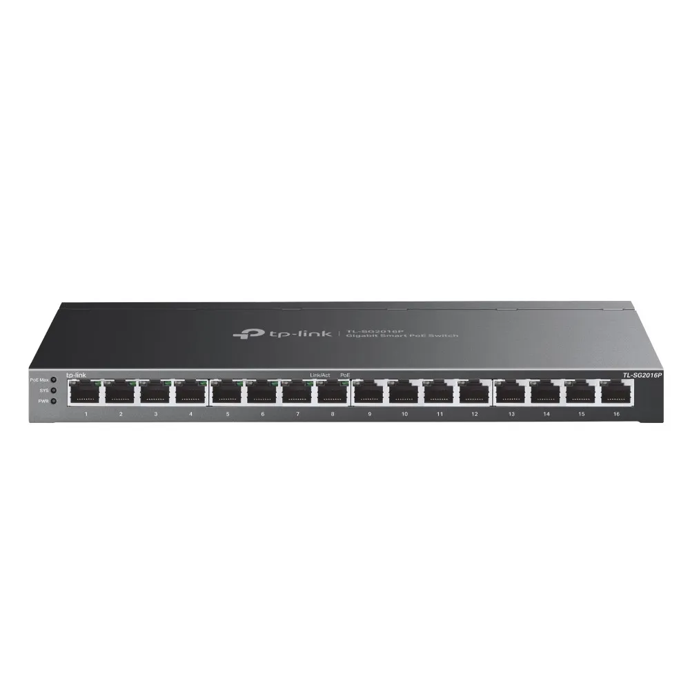 Switch Tp-link SG2016P 16pt 8Poe+ Gbit