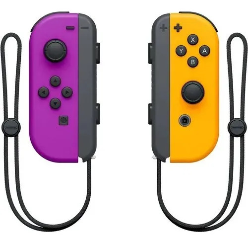 Mando Inalámbrico Joystick L R Nintendo Switch Neon Purple