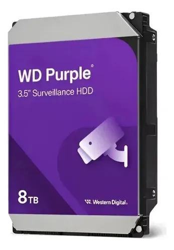 Disco Duro Interno 8TB Sata 3.5" 5640RPM 256MB Cmr Purple Pro