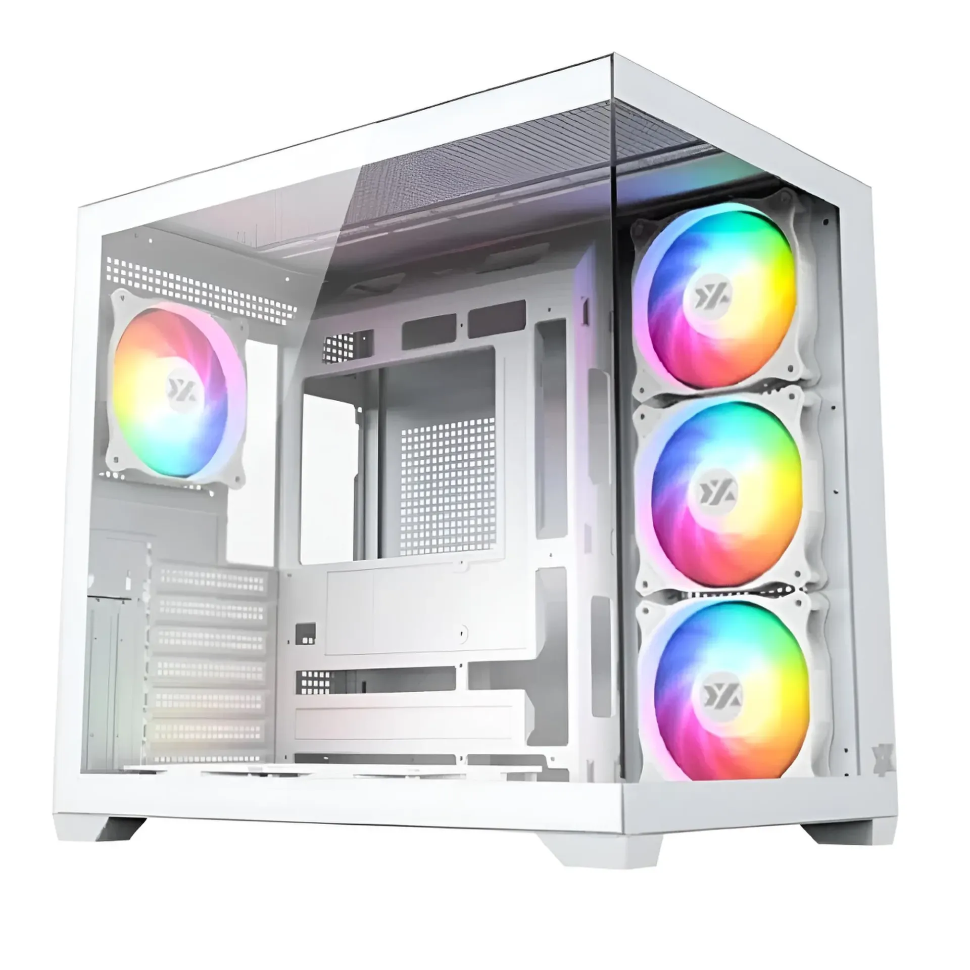 Gabinete Mid-Tower Acero Y Vidrio Templado X50-W