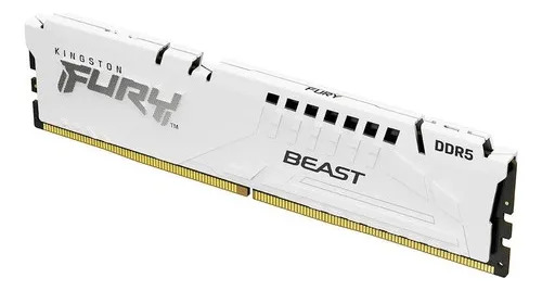 Memoria RAM Fury 16GB DDR5 5200MHz XMP Blanco