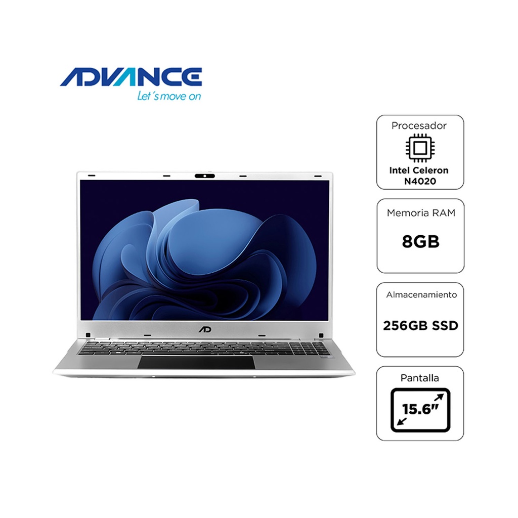 NOTEBOOK 15.6" N4020 8GB 256GB