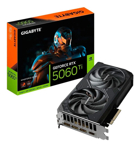 Tarjeta de Video RTX 5060 Ti Windforce OC 8GB