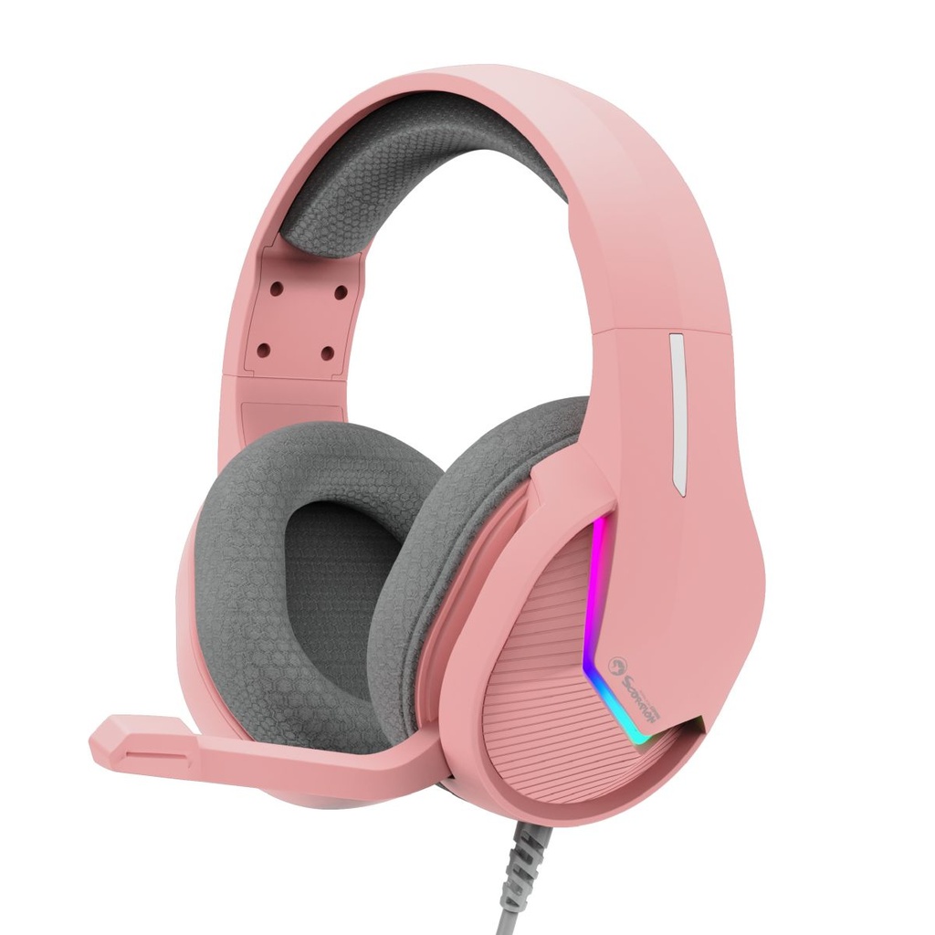 Auricular Marvo H8618 Tactic 40 Rgb Pk