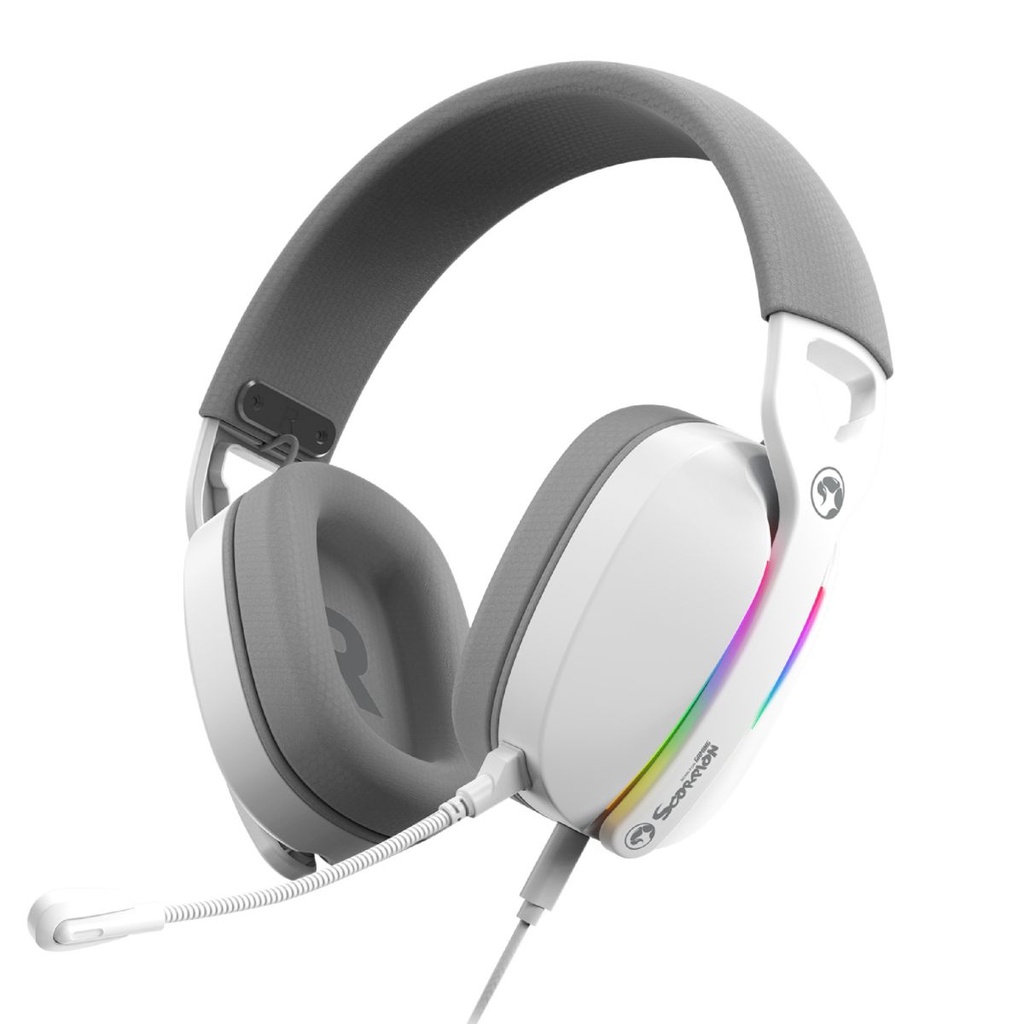 Auriculares Gaming Circumaurales Marvo 7.1 Con Micrófono Y Rgb