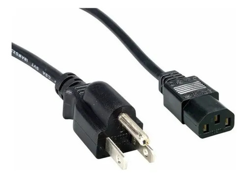 Cable de Poder 1.2m Ficha Americana