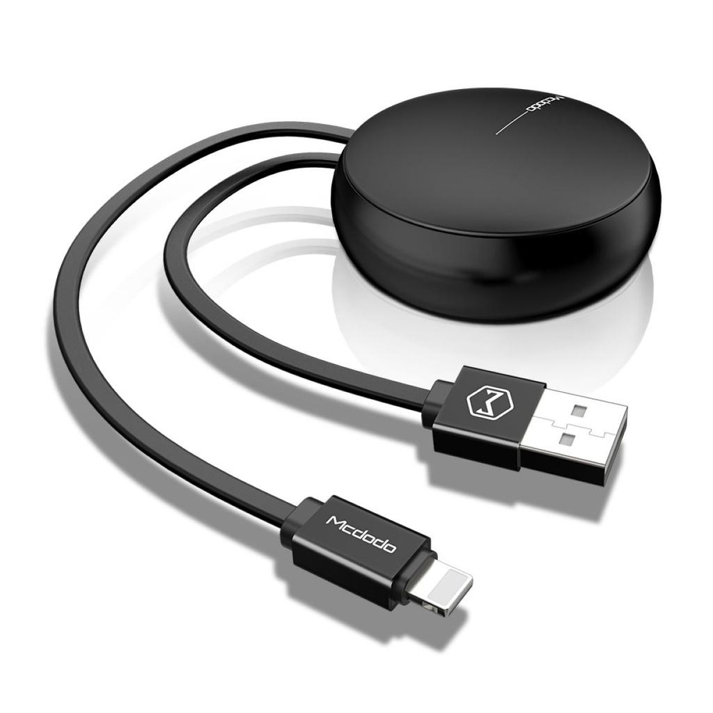 Cable Retráctil 90cm Ca3430 carga Y Transf Blanco