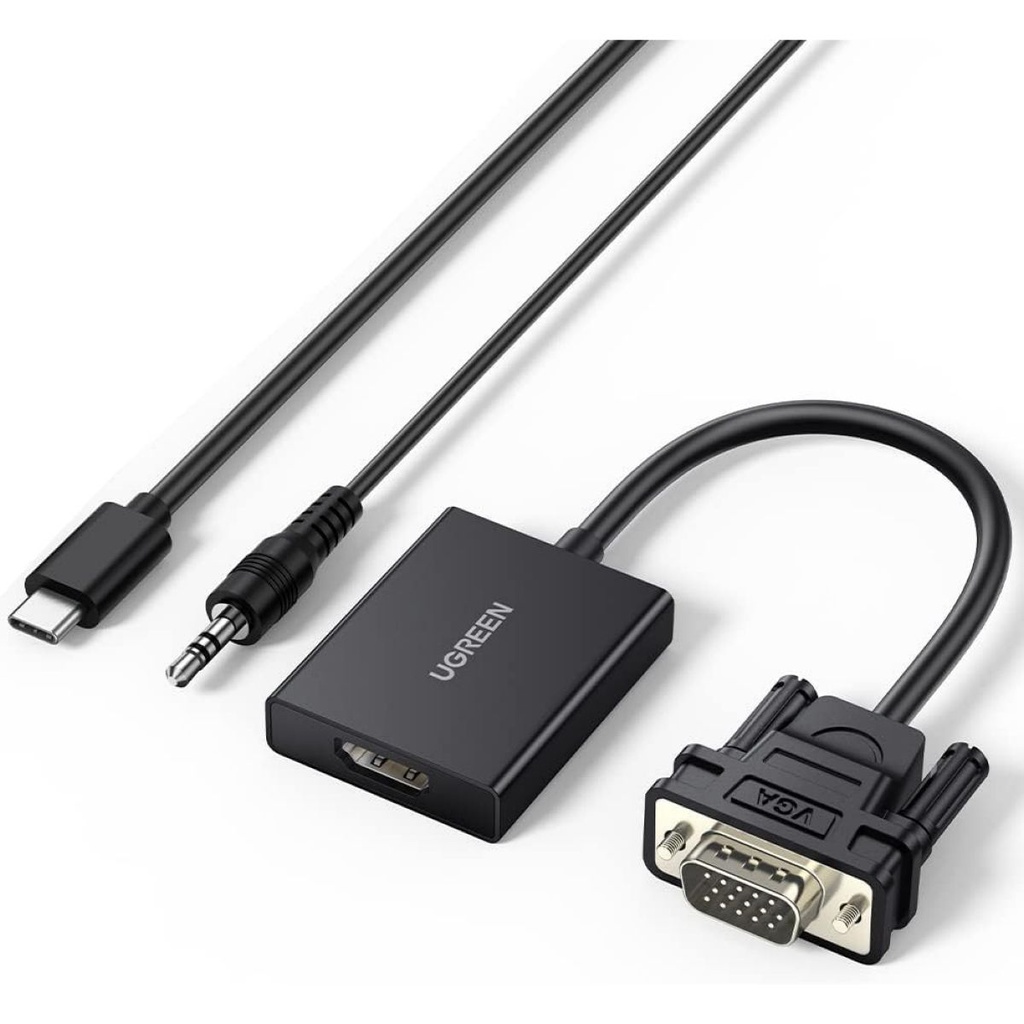 Adaptador Ugreen Vga A Hdmi Hembra Black