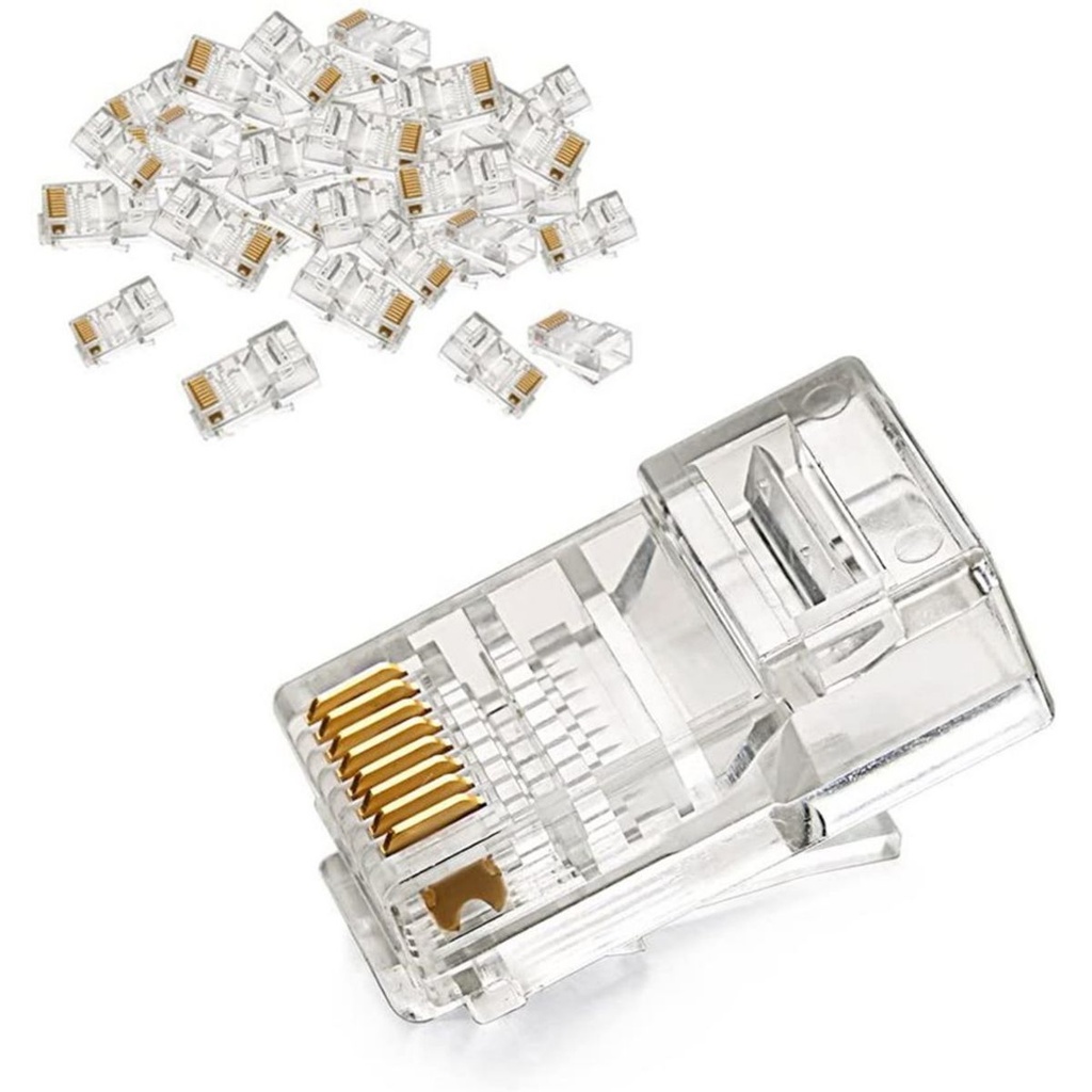 Conector De Cable Ugreen Rj45 Cat6 Utp 100PCS