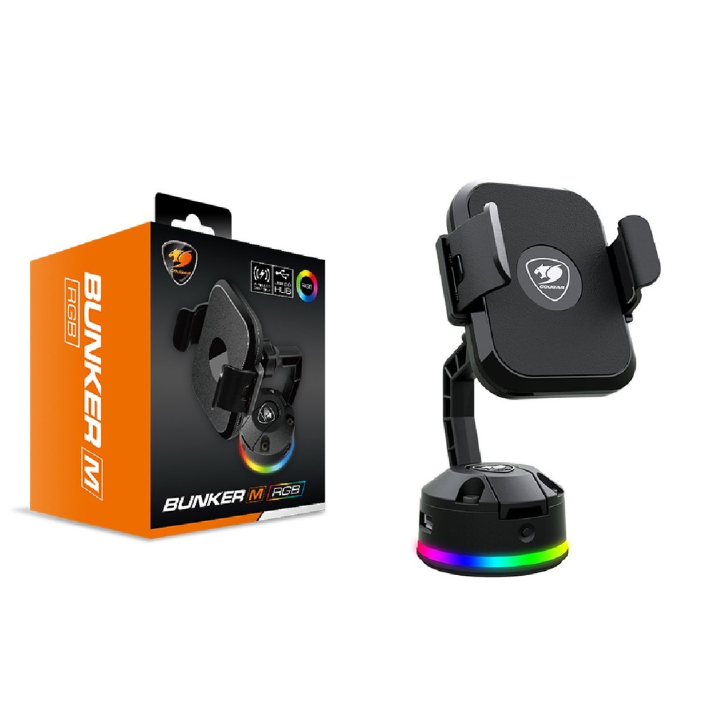 Mouse Bungee Con Hub USB Y Rgb Cougar Bunker