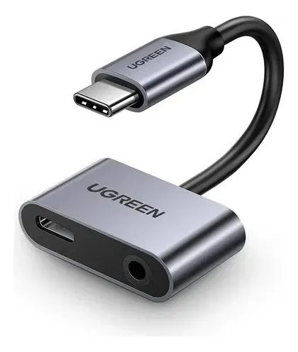 Adaptador USB-C A Audio Y Carga 30W Ugreen