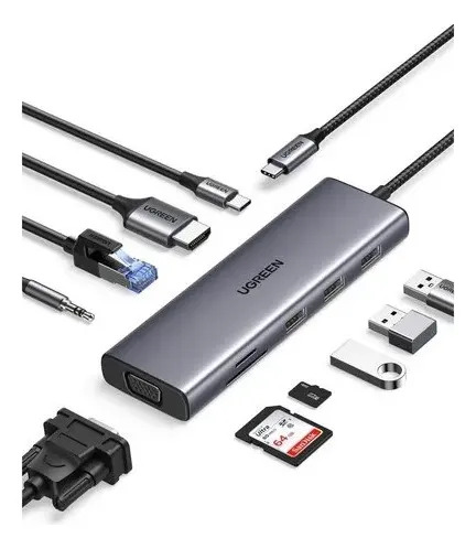 Hub USB-C 10 En 1 Ugreen