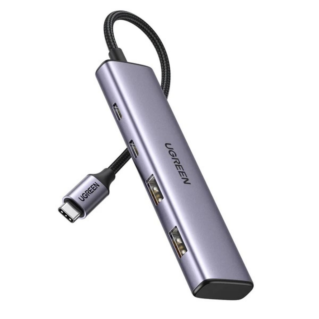 Hub Usb C 4 En 1 Protección Contra Sobretensión