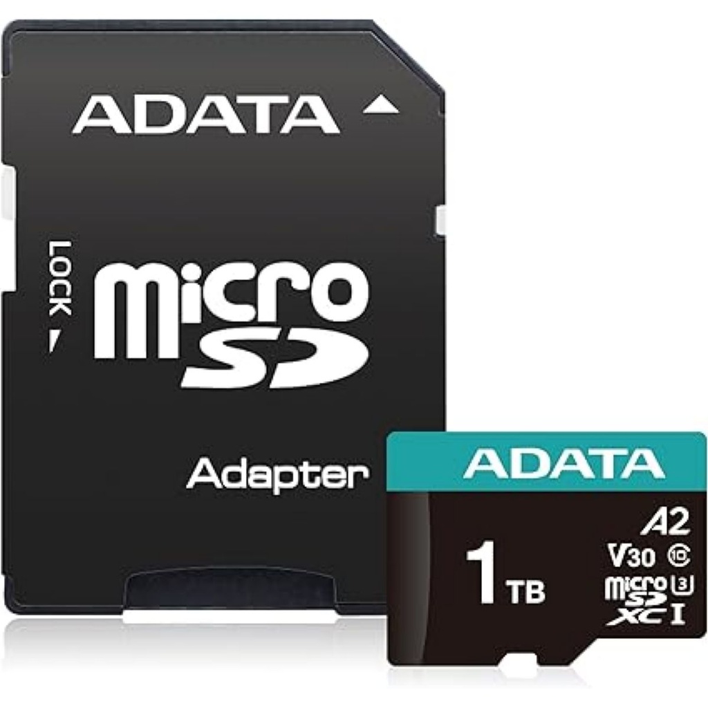 Memoria Adata MicroSDXC UHS-I 1tb C10 A2 V30 4k