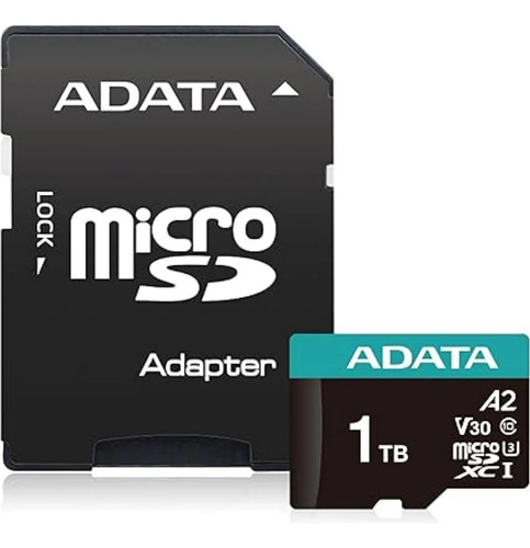 Tarjeta microSD 1TB Clase 10 Uhs-I A2 V30
