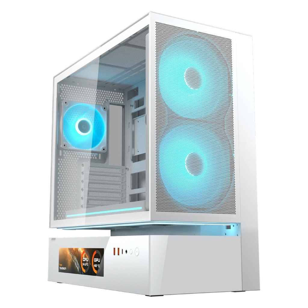 Gabinete Mid Tower Crystal Side Panel