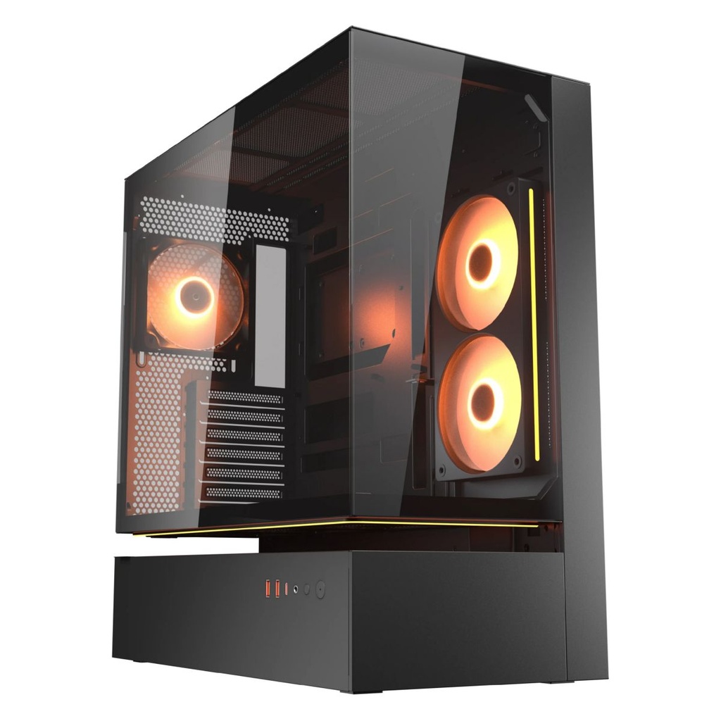 Gabinete Mid Tower Cristal Translúcido Cougar