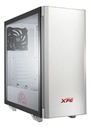 Gabinete Mid-Tower Aluminio Con Iluminación Argb Frontal Blanco