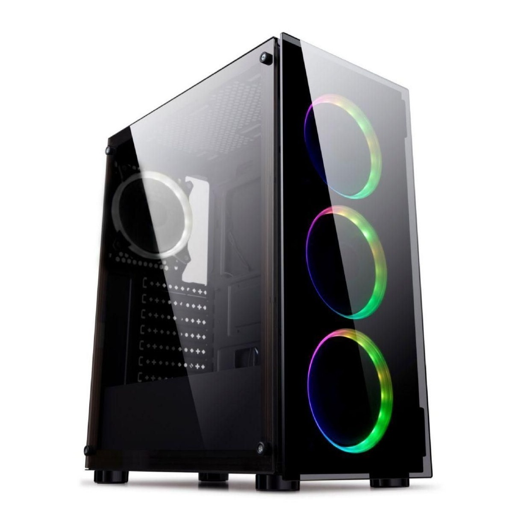 Gabinete Gaming Perseo Hero 3 Fanes Argb