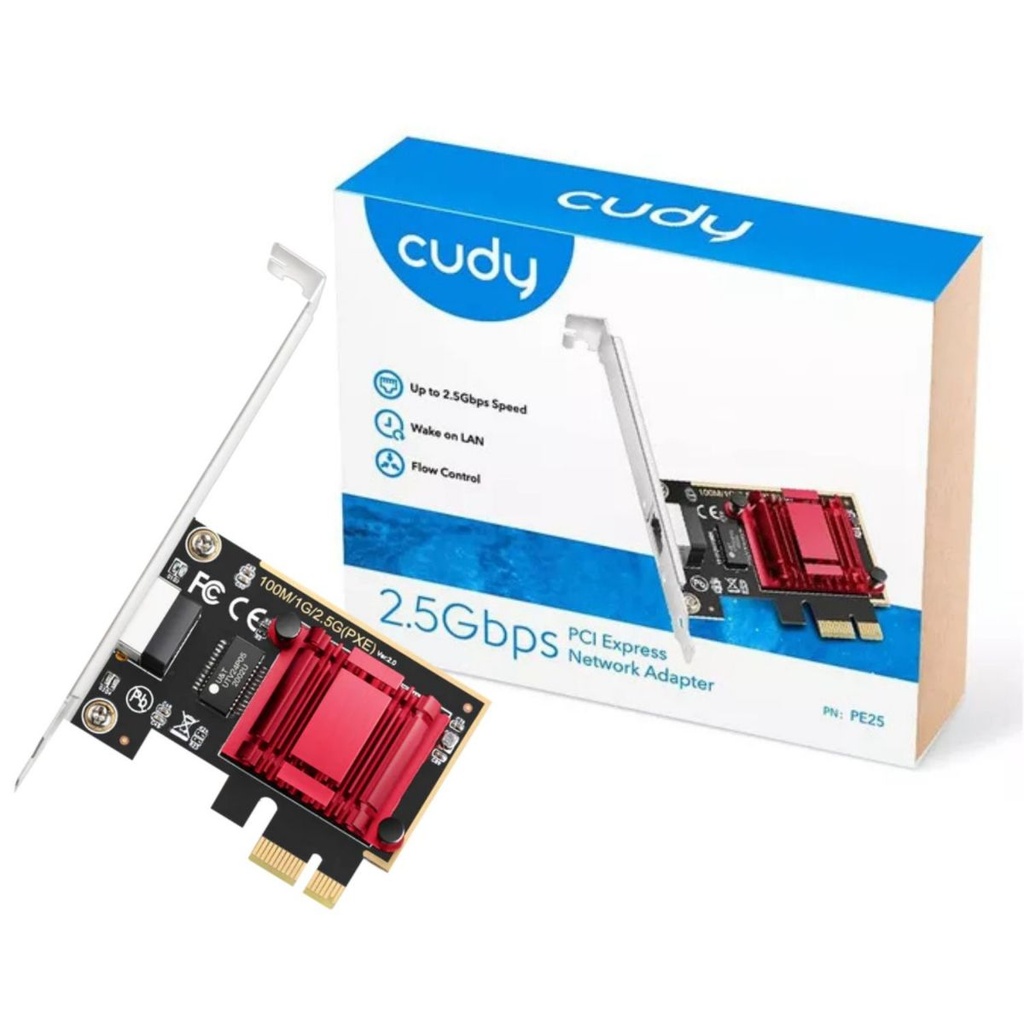 Adaptador PCI-E Rj45 de 2,5 Gbps