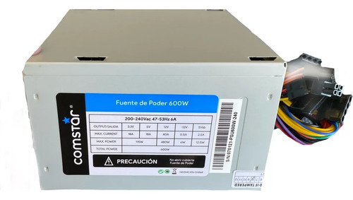 FUENTE DE PODER Fuente Atx 600W