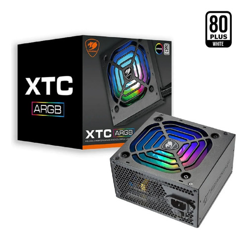 Fuente Atx 550W No Modular Con Iluminación Argb