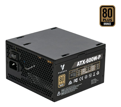 FUENTE DE PODER 600W 80+ Bronze