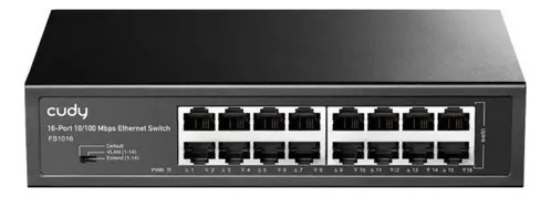 Switch 16 Puertos 10/100 Mbps