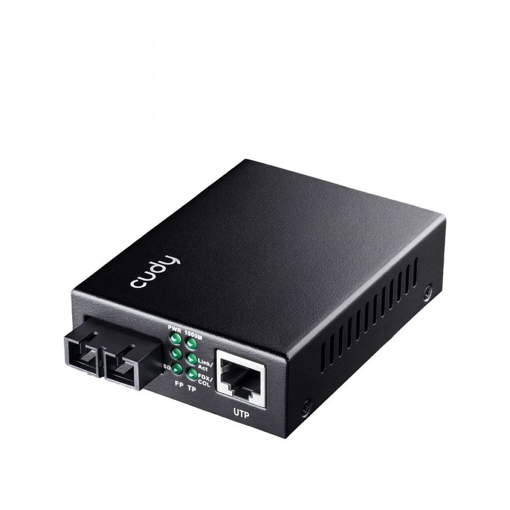 Convertidor Monomodo PoE+