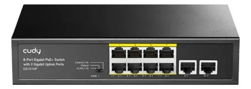 Switch 8 Puertos PoE+