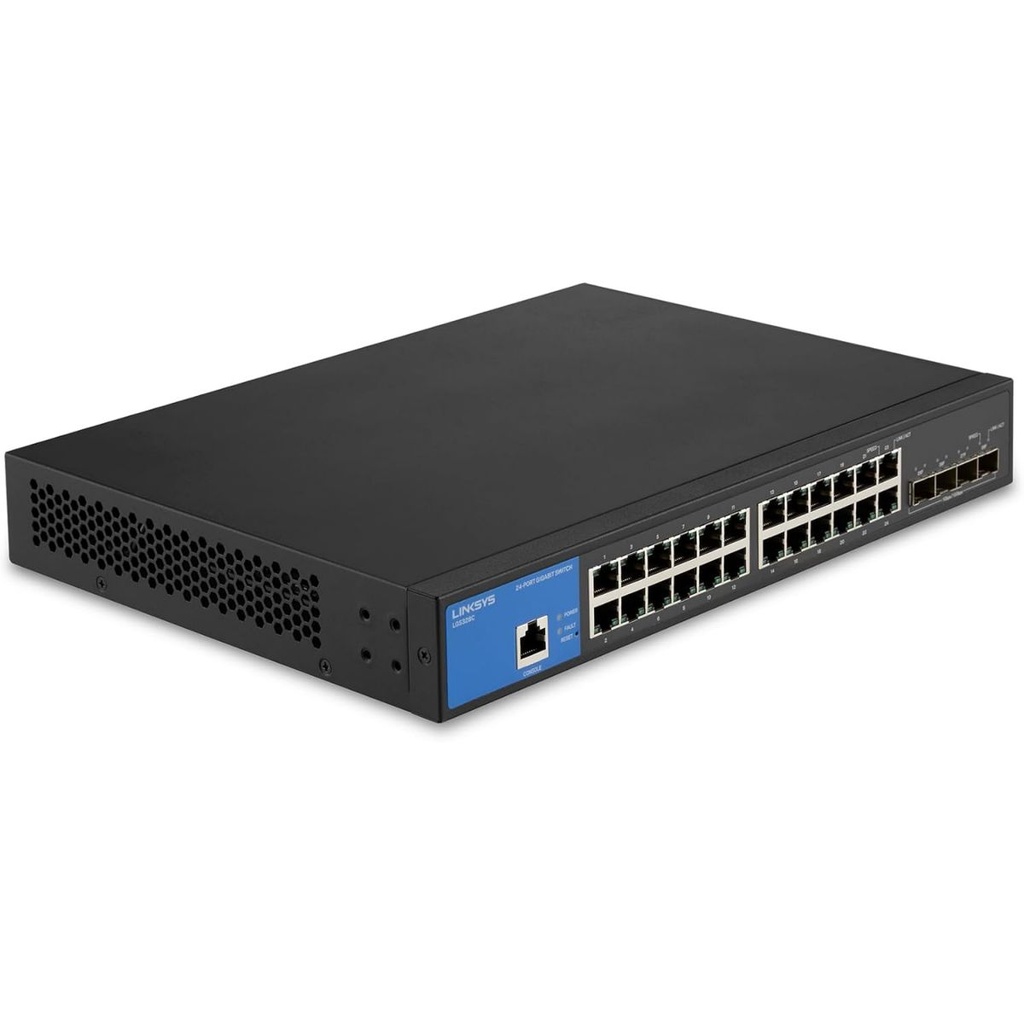 Switch Linksys 24 Puertos Gbit Admin 10G 4sfp+