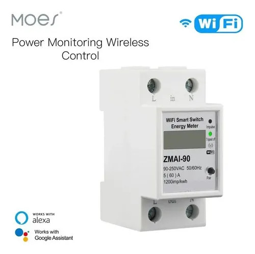 Medidor De Energía WiFi Moes Wcb-Wm