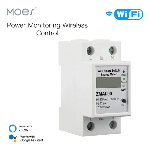Medidor Energía WiFi Inteligente