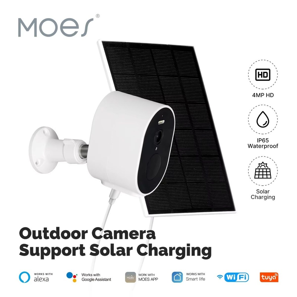 Cámara IP 4MP WiFi Solar
