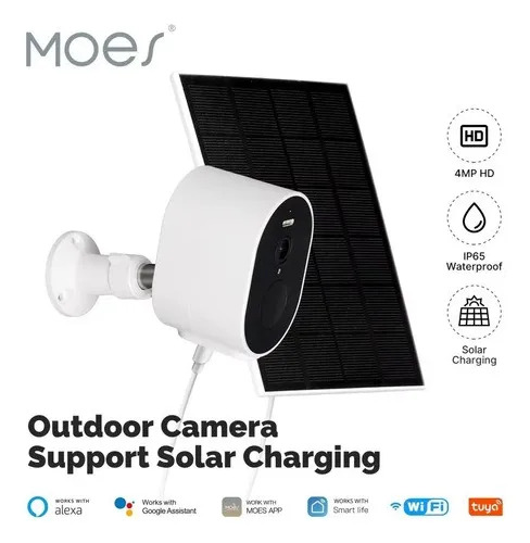 CAMARA WIFI Cámara IP Bullet Solar 4MP WiFi Moes