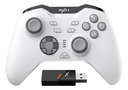 Mando Gaming Blanco USB-C Con Vibración Y Función Macro