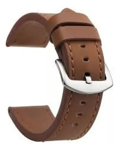 Pulsera De Cuero Marrón Para Smartwatch